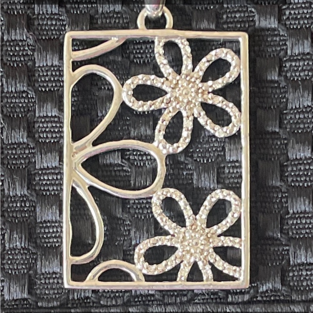 Diamond Flower Necklace